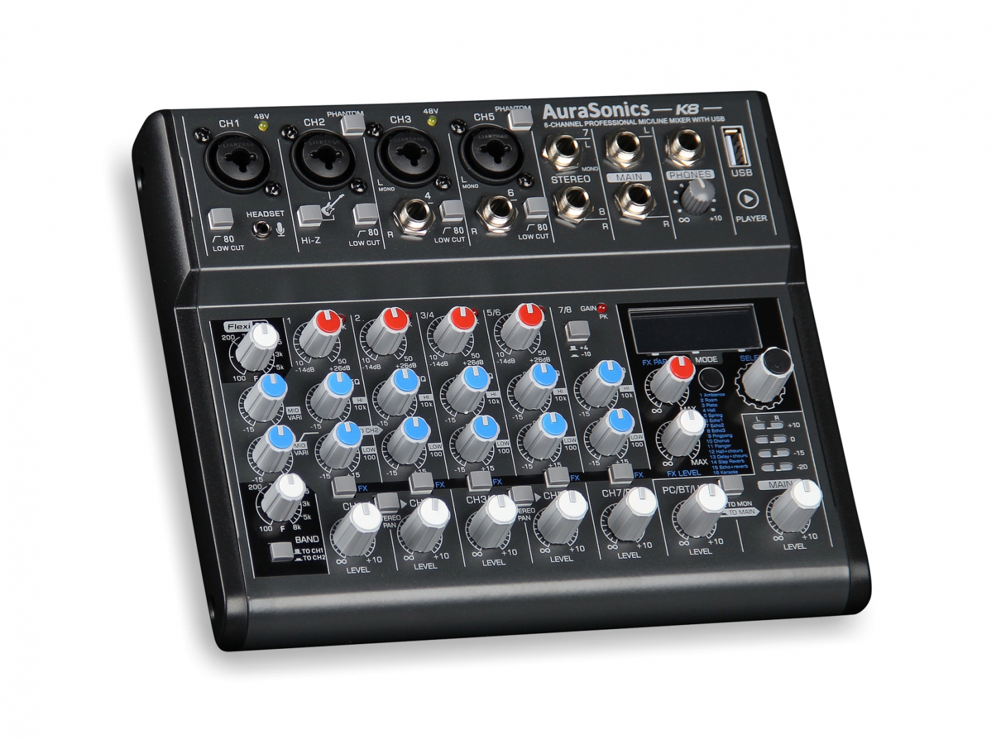 AuraSonics K8 компактный микшерный пульт в Саратовской области