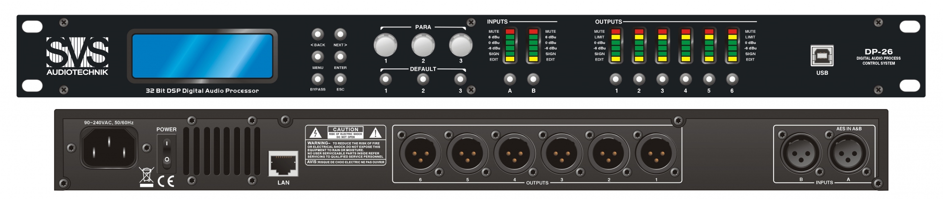 SVS Audiotechnik DP-26 Цифровой процессор: 2 входа 6 выходов в Саратовской области