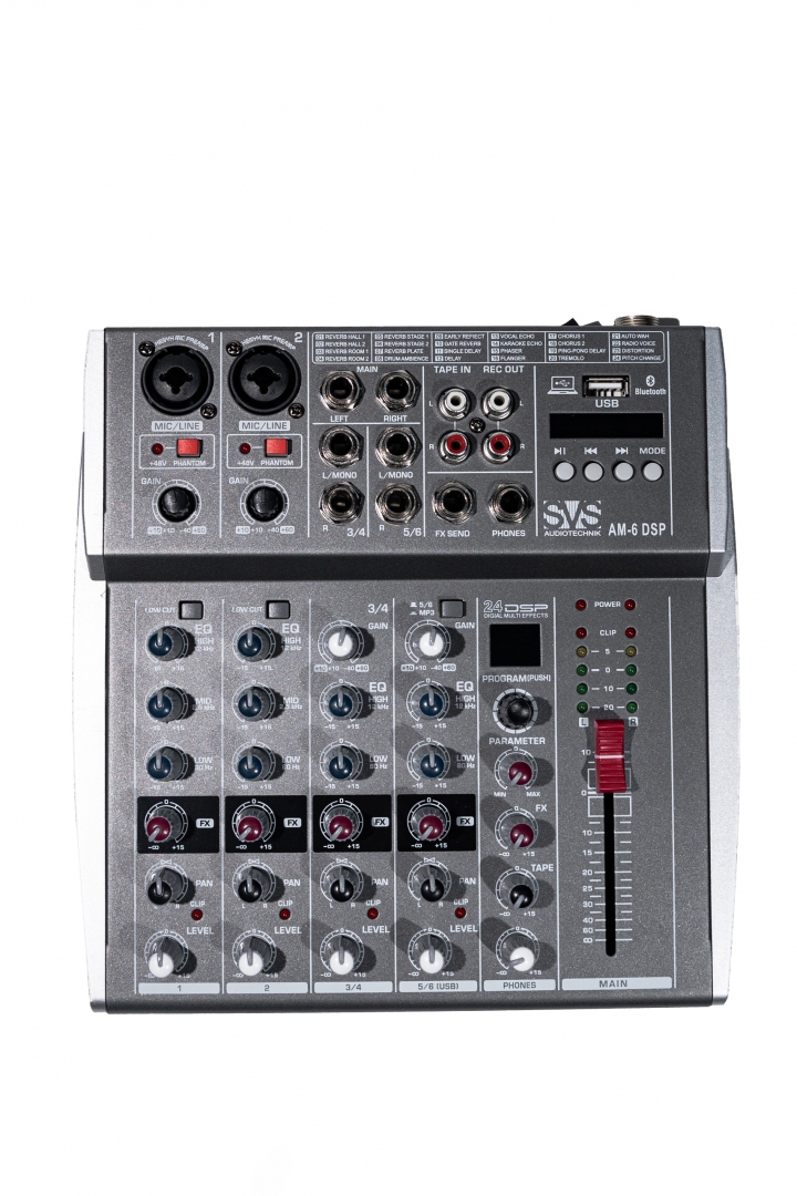 SVS Audiotechnik mixers AM-6 DSP Микшерный пульт аналоговый, 6-канальный SVS Audiotechnik mixers в Саратовской области