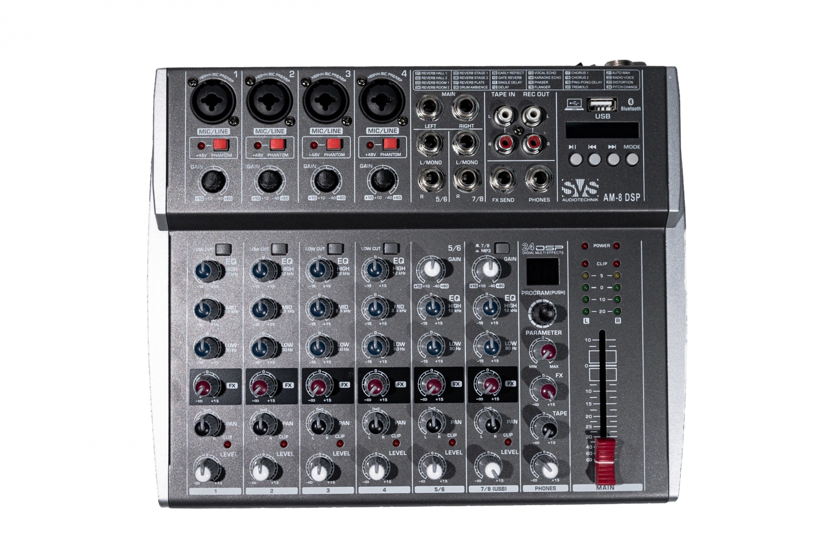 SVS Audiotechnik mixers AM-8 DSP Микшерный пульт аналоговый, 8-канальный в Саратовской области